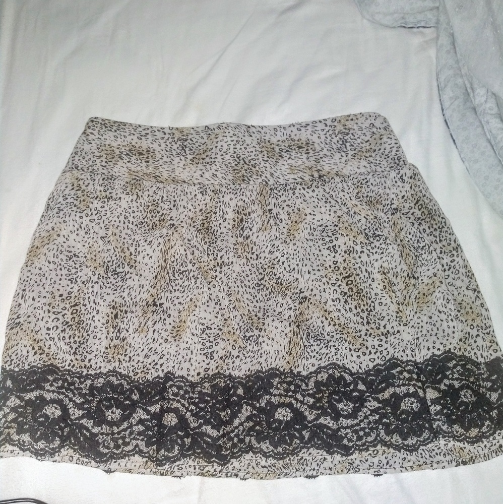 3 for $15--Animal/Lace Skirt